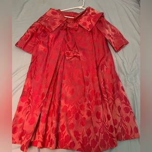 Vintage 60’s Pink Flower Dress & Coat